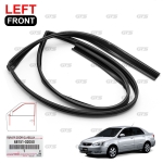 ยางร่องกระจก ประตูหน้า ข้างซ้าย 1 ชิ้น สีดำ สำหรับ Toyota Corolla Altis Limo ปี 2002-2006